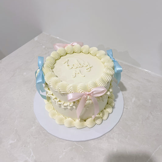 Gender Reveal Cake