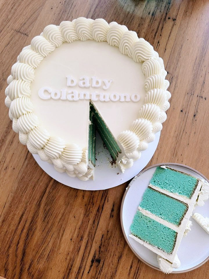 Gender Reveal Cake